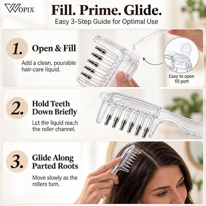 ScalpGlide™ Precision Hair Parting Comb Dropdash