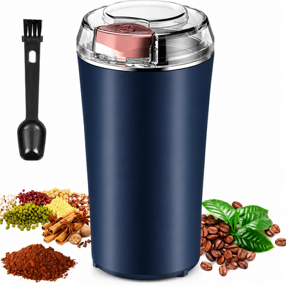 Portable Electric Coffee & Spice Grinder | Stainless Steel Mini Grinding Machine