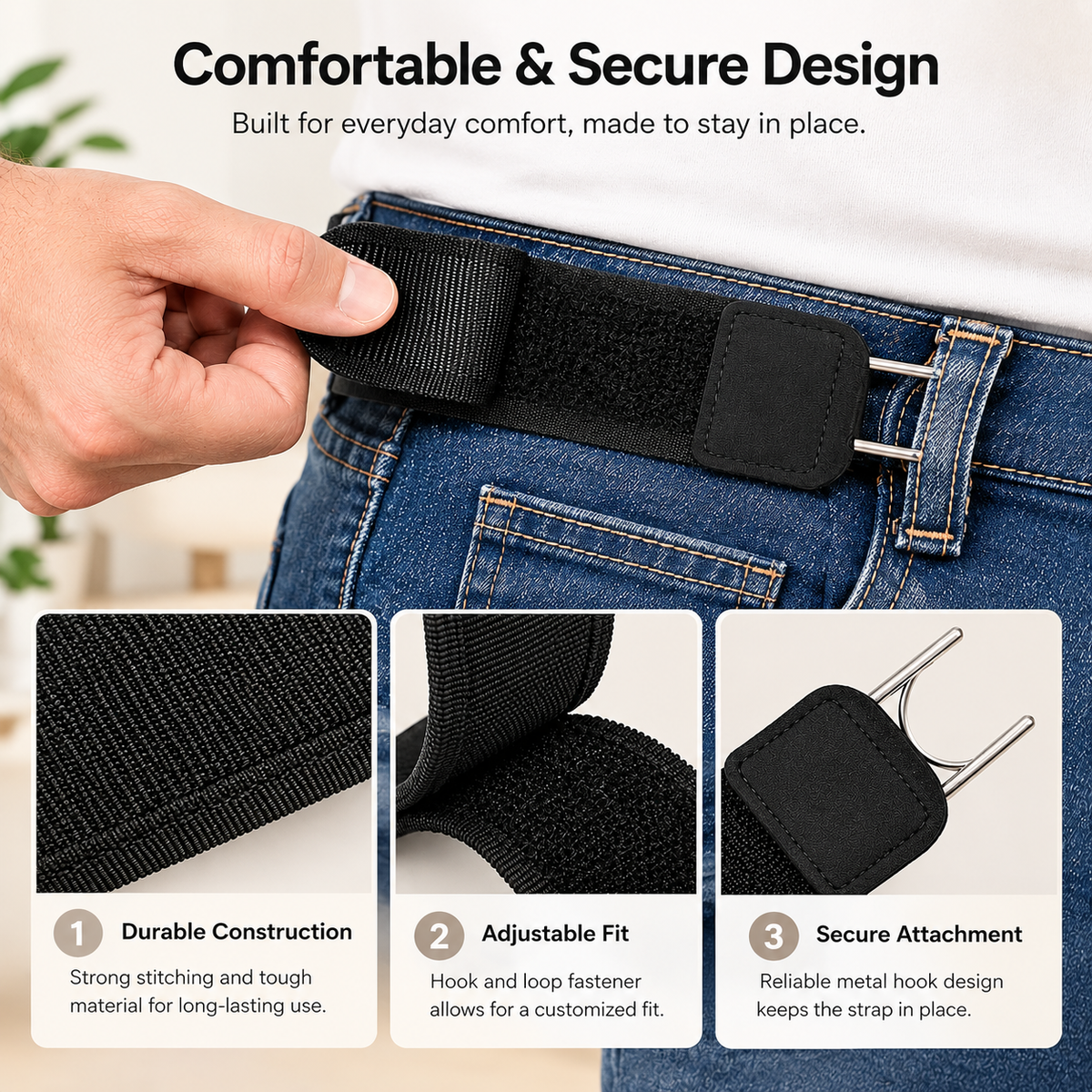 Buckleless Belt Hook Dropdash