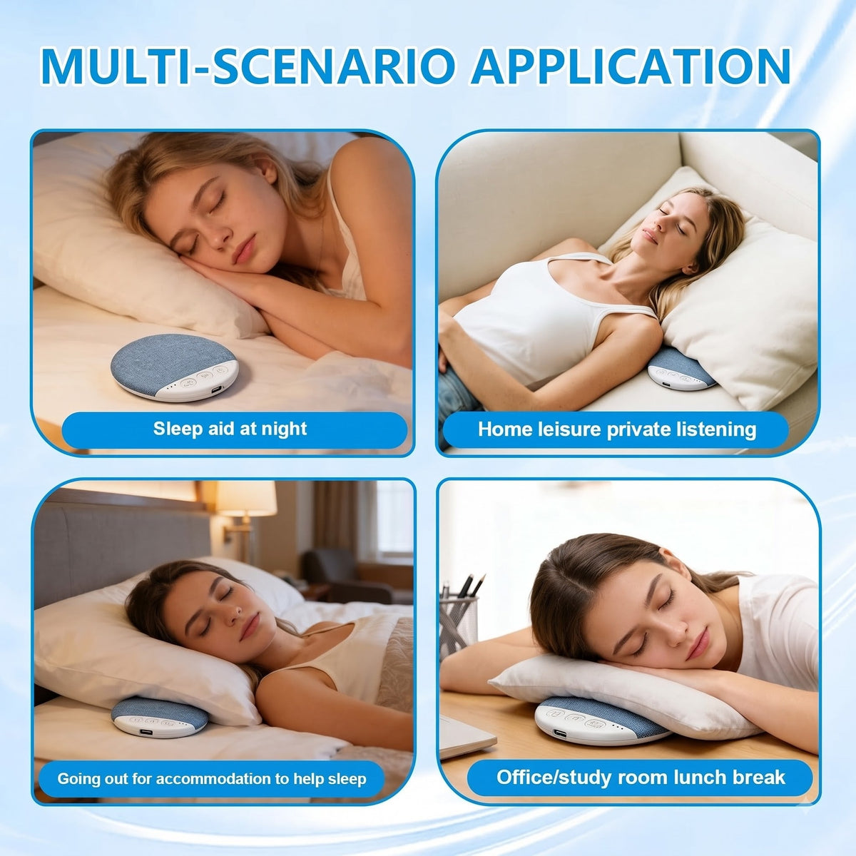 SnoozeWave™ Sleep Sound & Relaxation Pad Dropdash