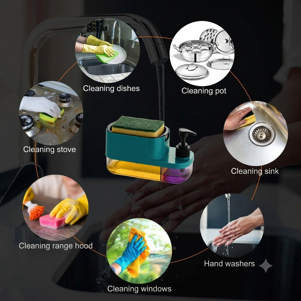 SudsCaddy 2-in-1 – Soap, Scrub & Everything in Its Place