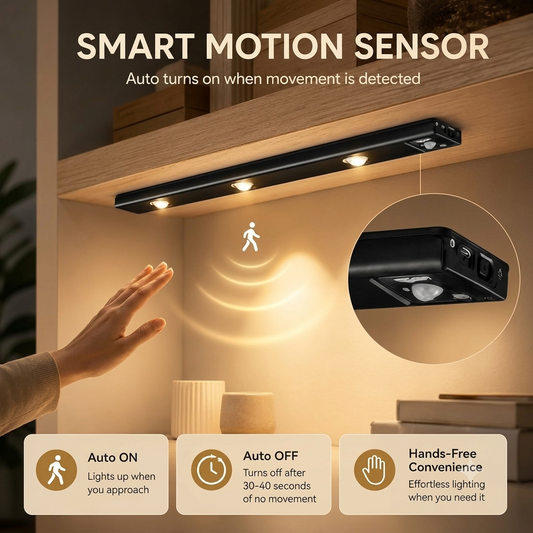 GlowStrip Motion Bar – Smart Light for Cabinets, Shelves & Beyond