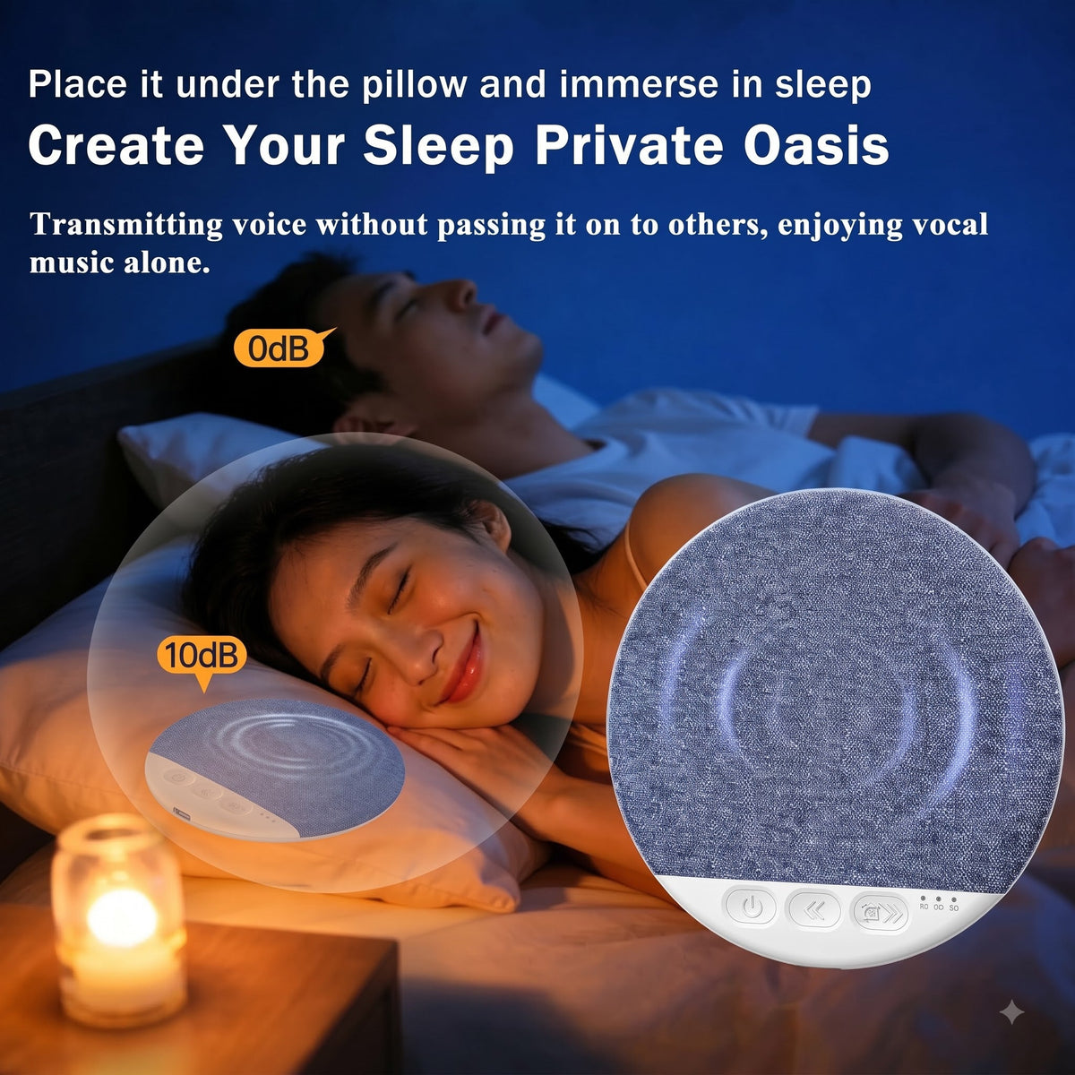SnoozeWave™ Sleep Sound & Relaxation Pad Dropdash