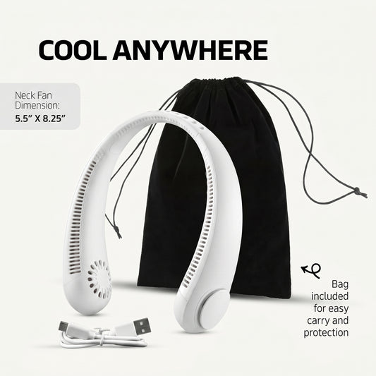 Drovaa Neck Fan-Hands-Free Cooling Anywhere